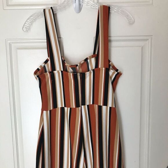 UO Delany Straight-Neck Striped Jumpsuit - Picture 6 of 12